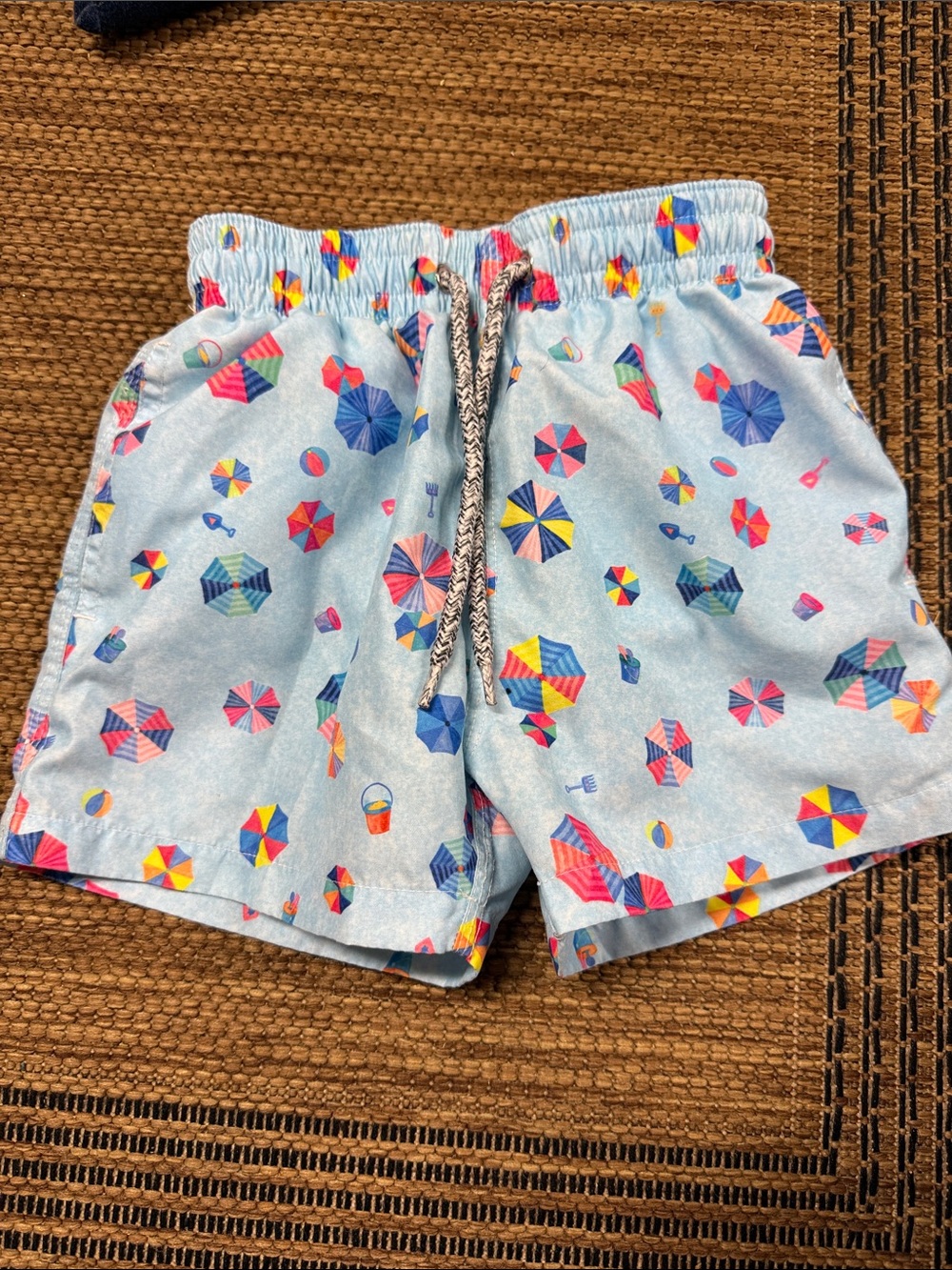 Michaels Pink Drawstring Swim Shorts with Blue Label